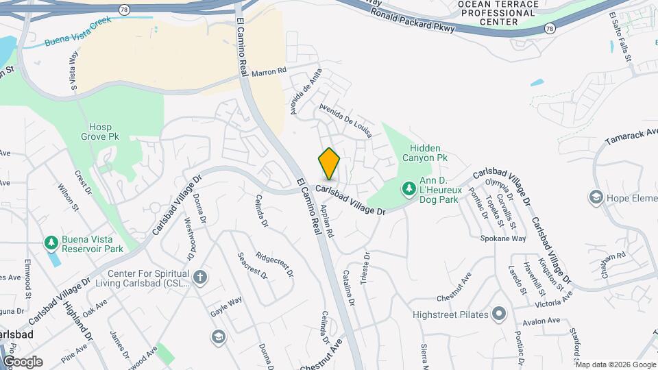 2511 Via Sorbete Via Map and Location Details