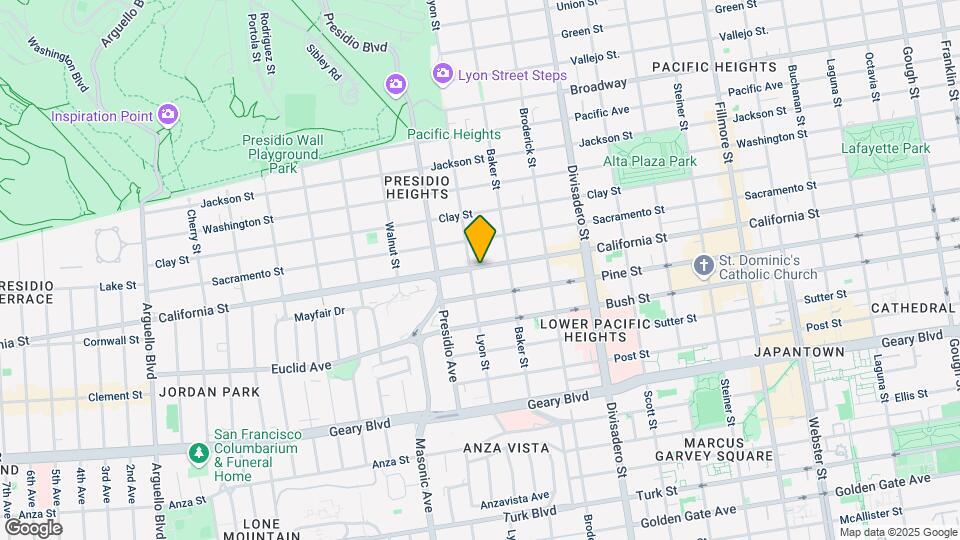 3075 California St Map and Location Details