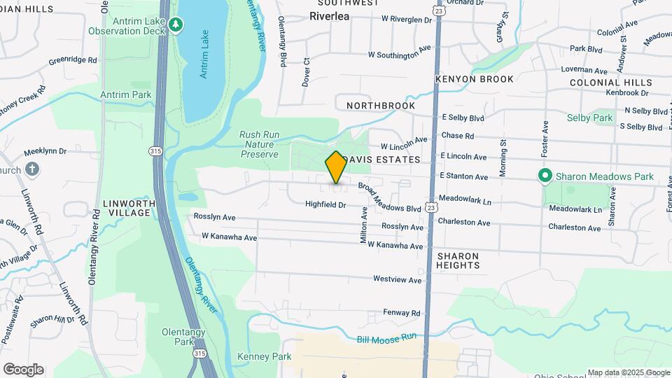 207-213 Broad Meadows Blvd Map and Location Details