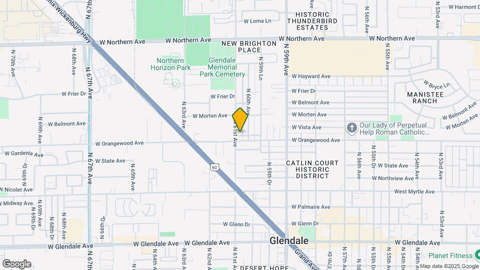 7513 N 61st Ave Map and Location Details