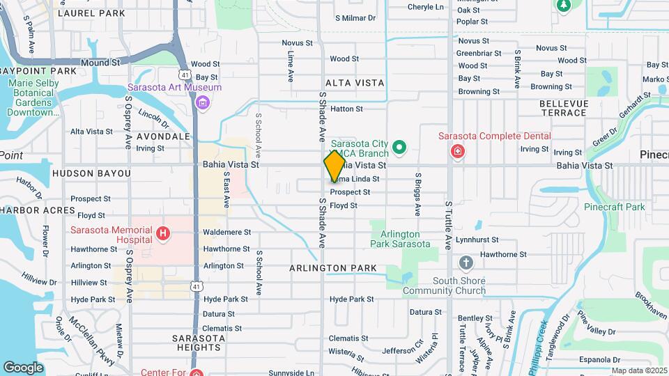 2431 Prospect St Map and Location Details
