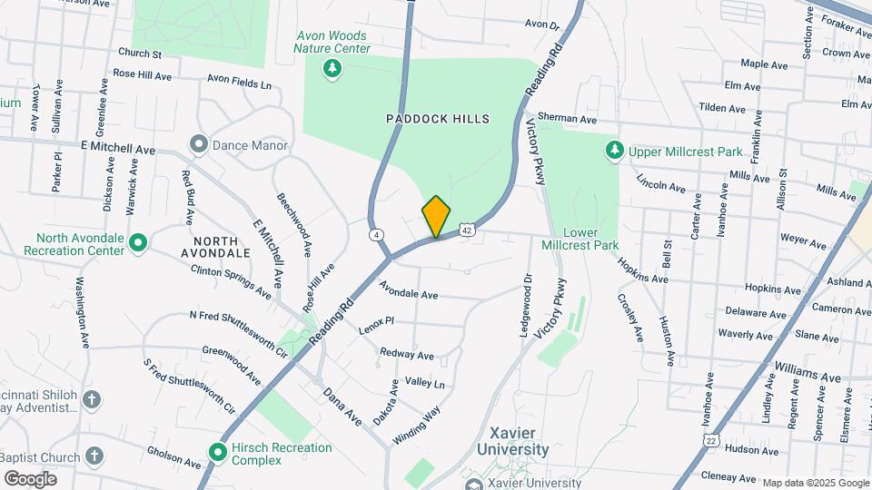 4050-4056 Reading Rd Map and Location Details