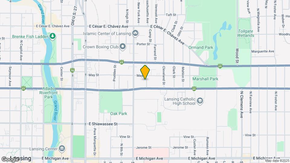 719 Johnson Ave, Unit Lower Unit Map and Location Details