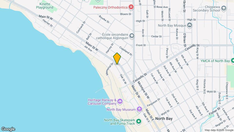 555 Main St W Map and Location Details