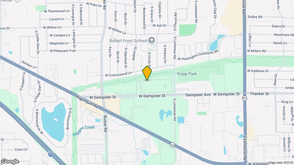 744 Dempster St, Unit B107 Map and Location Details