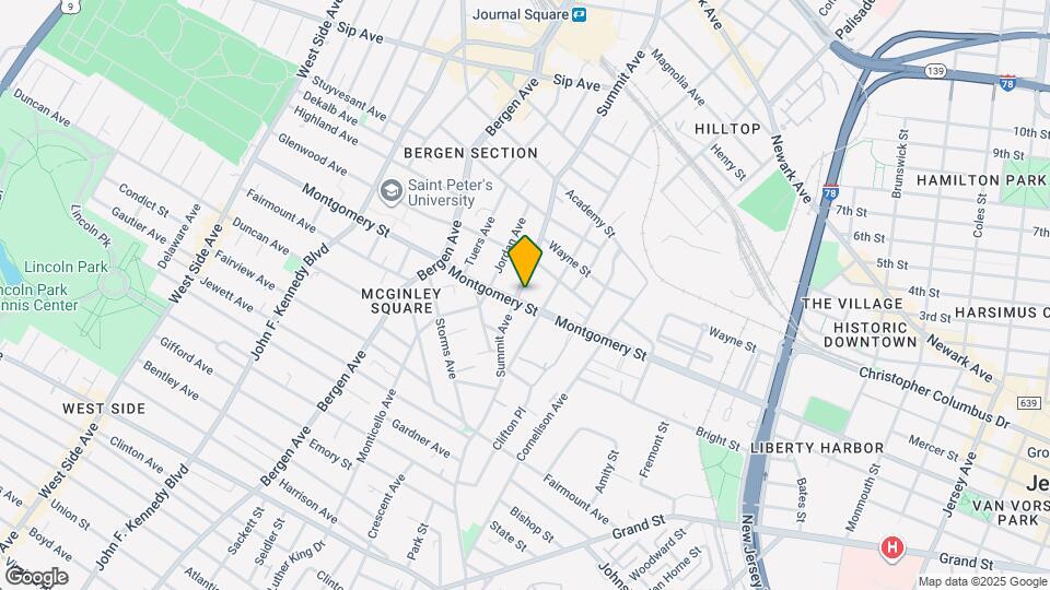 262 Summit Ave Map and Location Details