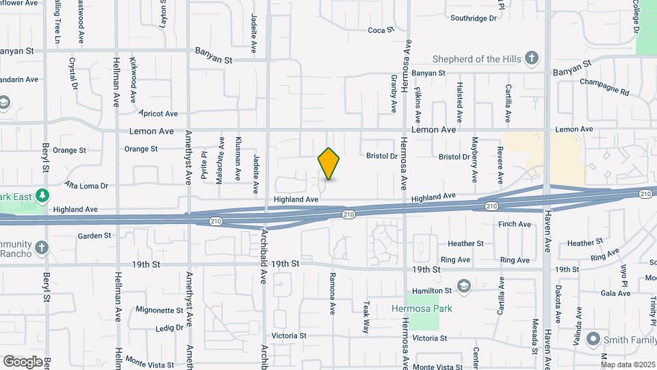 9934 Highland Ave Map and Location Details