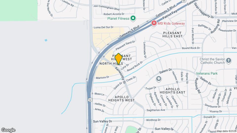 4680 Round Rock Dr Map and Location Details