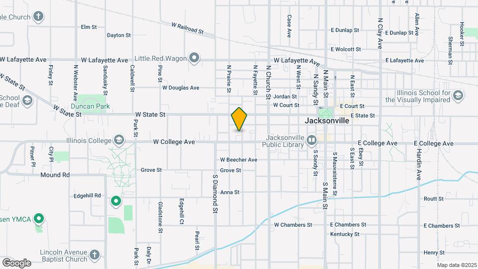 215 S Kosciusko St Map and Location Details