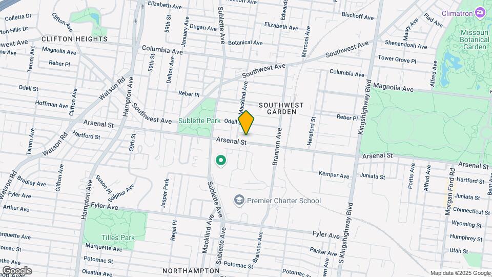 5371 Arsenal St Map and Location Details