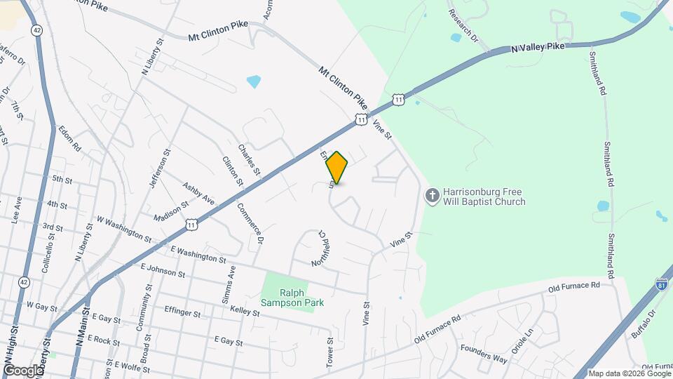 196 Emerson Ln Map and Location Details