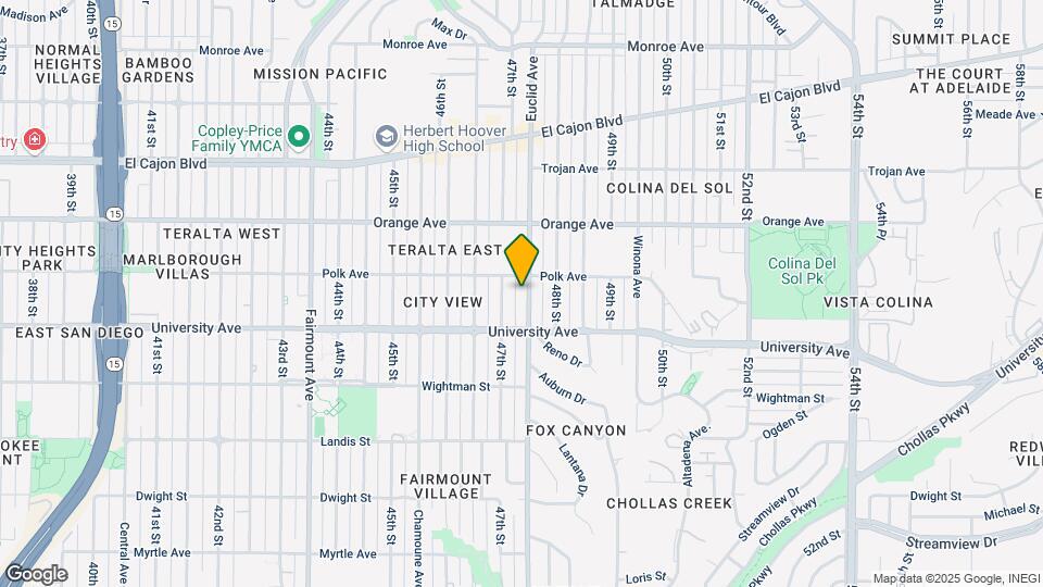 4060 Euclid Ave Mapa y Detalles de la Ubicación