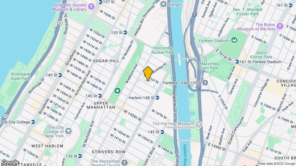 281 W 150th St Map and Location Details