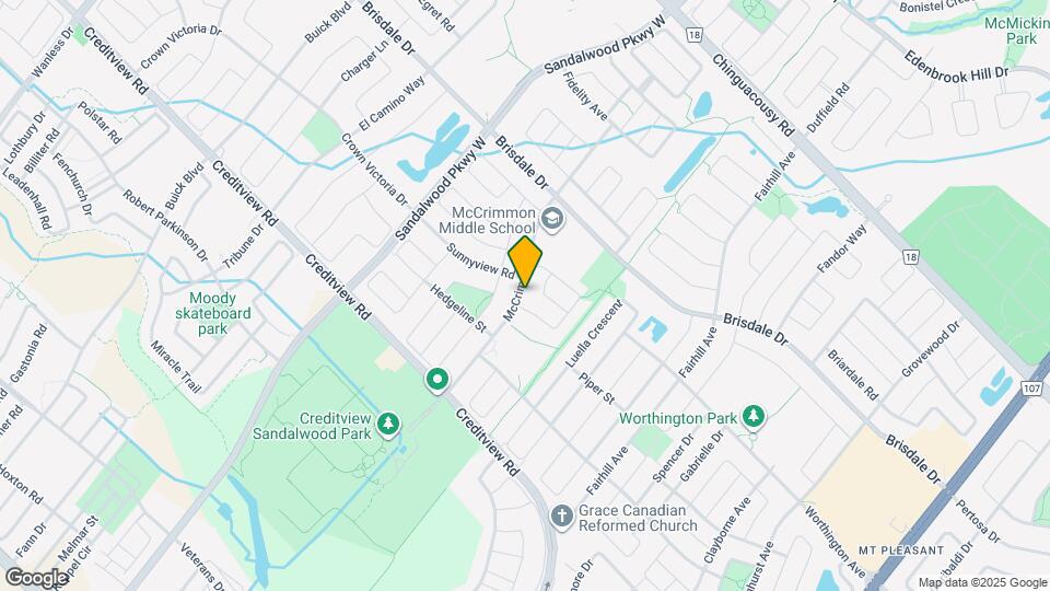 57 McCrimmon Dr Map and Location Details