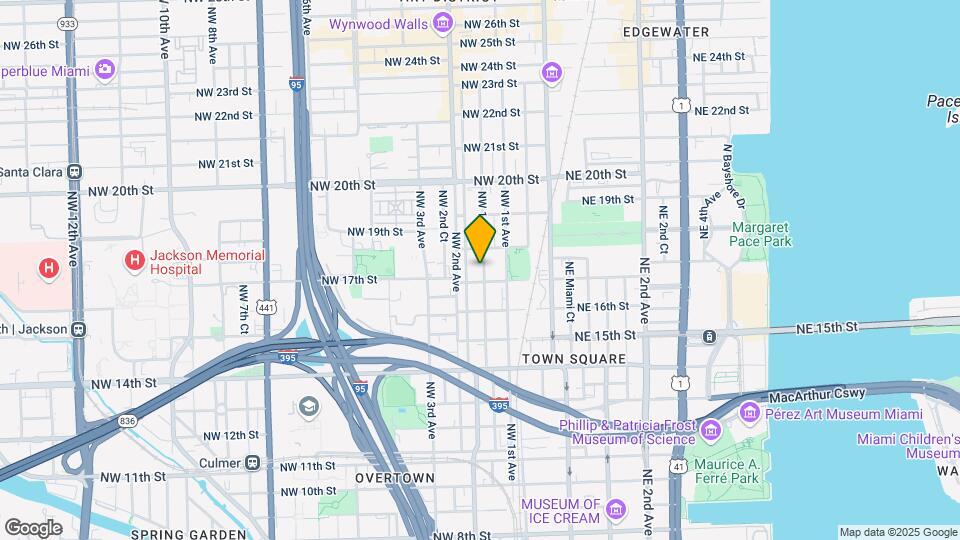 1710 NW 1st Ct Map and Location Details