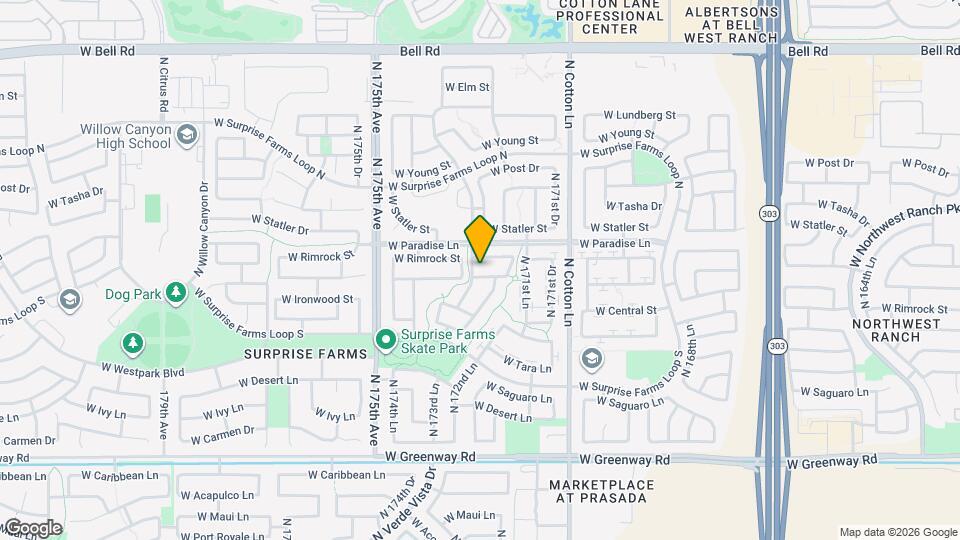 17272 W Marshall Ln Map and Location Details