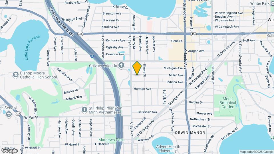 1714 Miller Ave Map and Location Details
