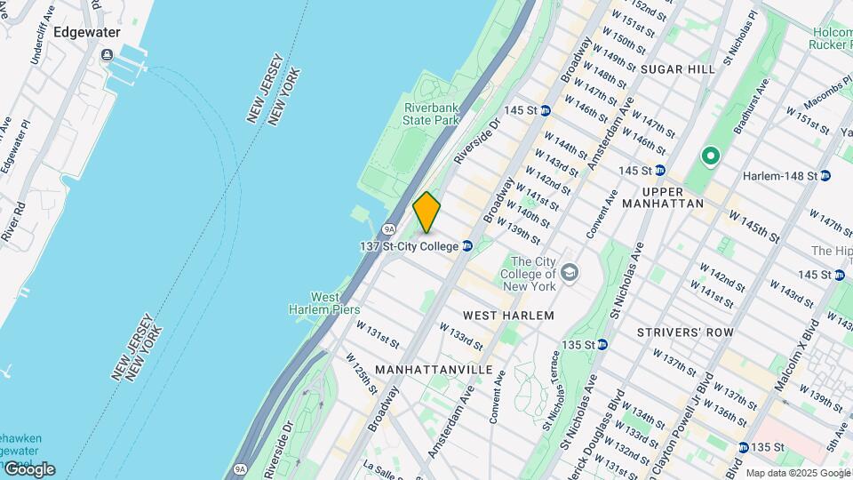 631 W 136th St Mapa y Detalles de la Ubicación