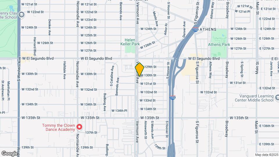 13010 S Vermont Ave Mapa y Detalles de la Ubicación