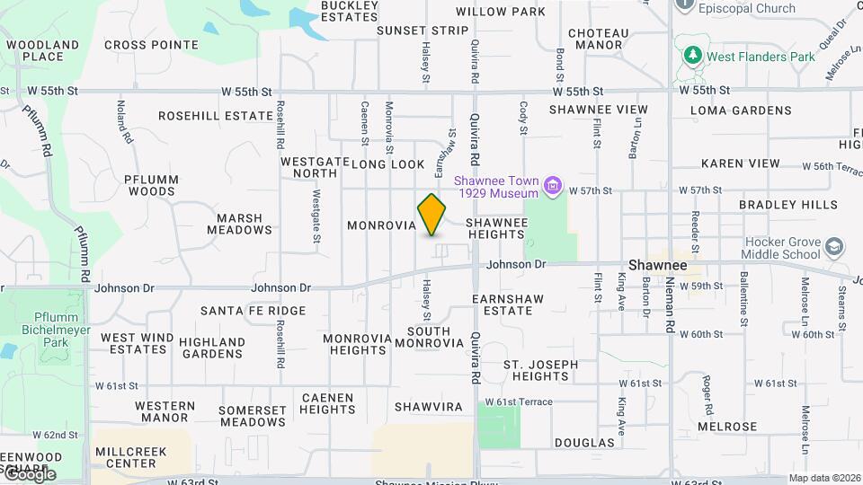 12030 W 58th Terrace Map and Location Details