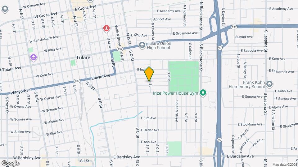 680 E Ventura Ave Map and Location Details