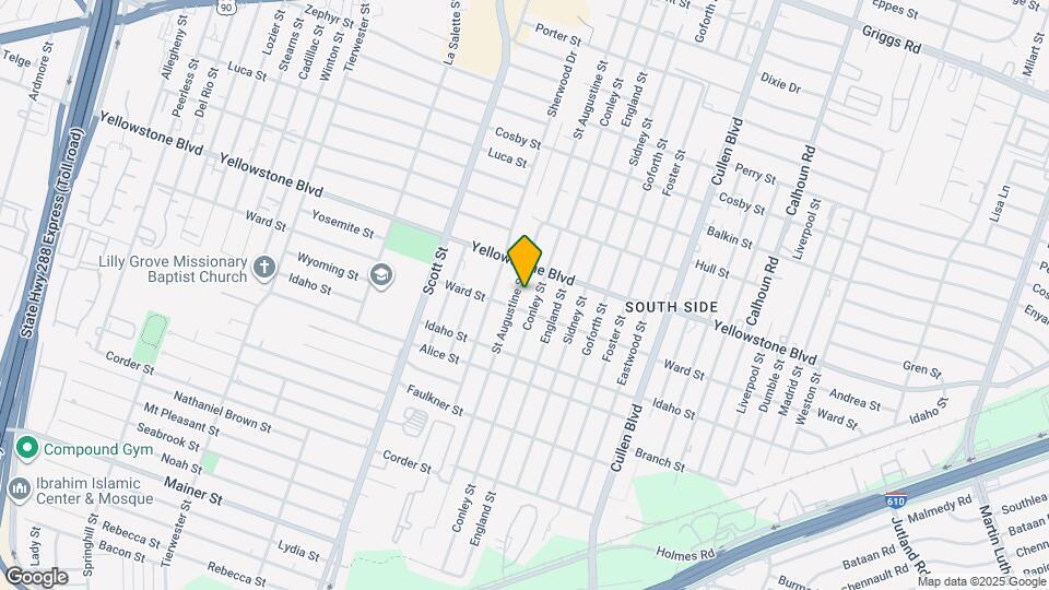 6713 St Augustine St Map and Location Details