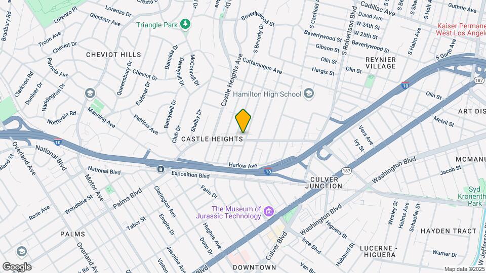 9503 National Blvd Map and Location Details