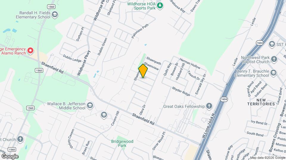 10711 Shaencrest Map and Location Details