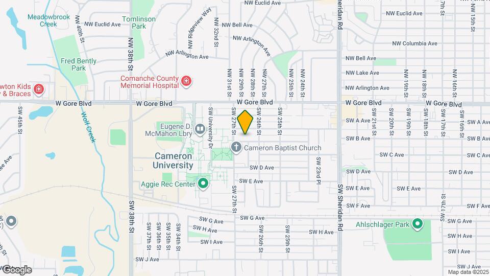 2613 SW B Ave Map and Location Details