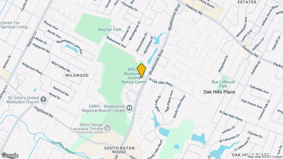 10536 N Oak Hills Pkwy Map and Location Details