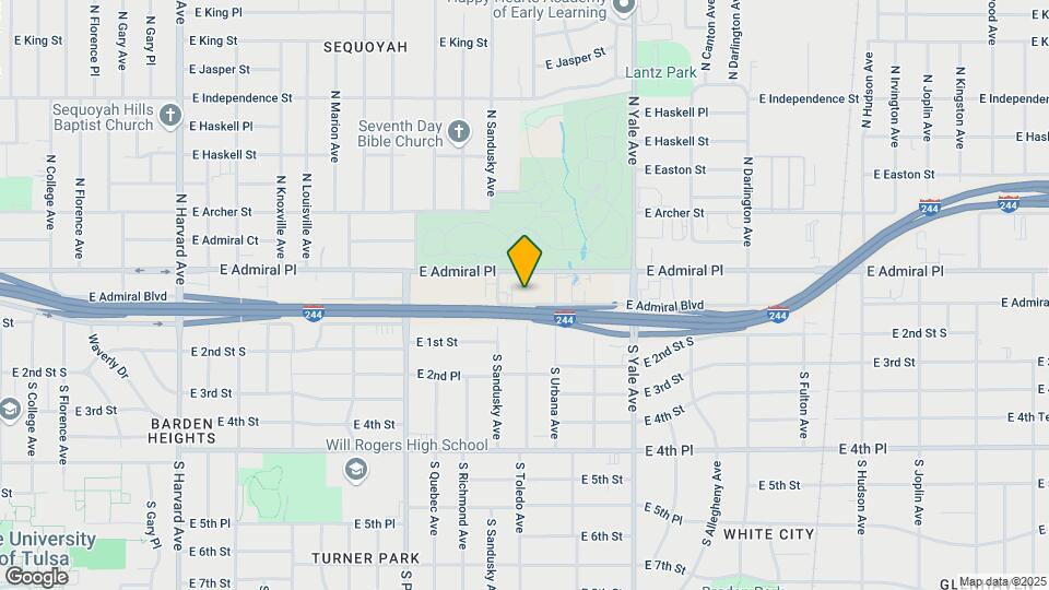 4417 E Admiral Blvd Map and Location Details