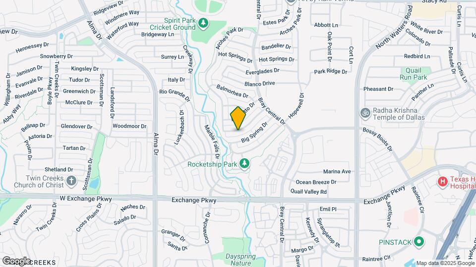 1059 Enchanted Rock Dr Map and Location Details