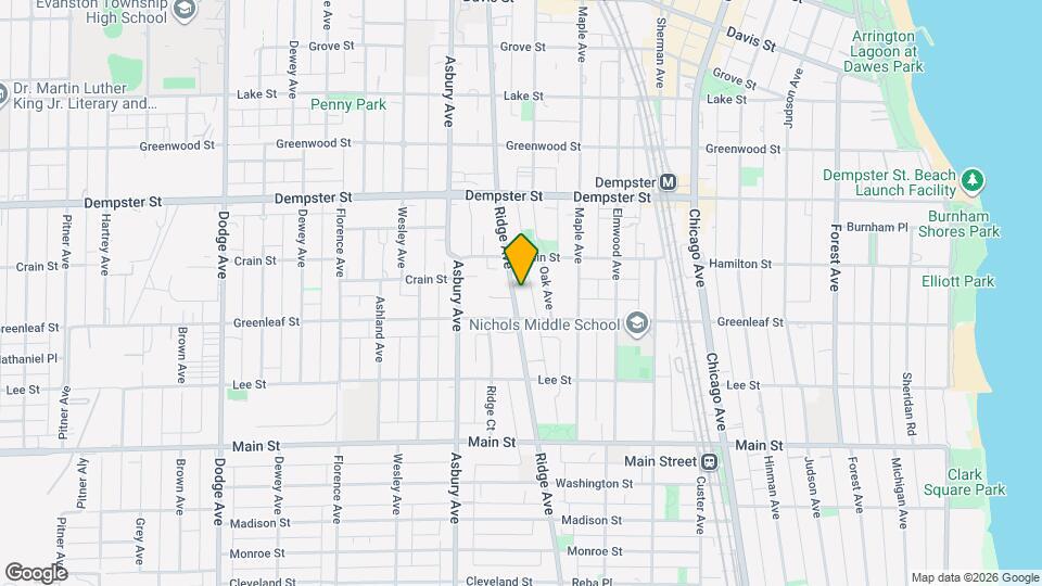1123 Ridge Ave, Unit Apt 1 Map and Location Details
