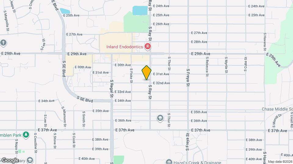 3143 E 32nd Ave Map and Location Details