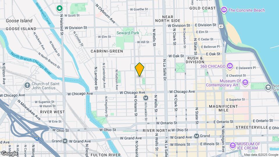 319 W Chestnut St Map and Location Details