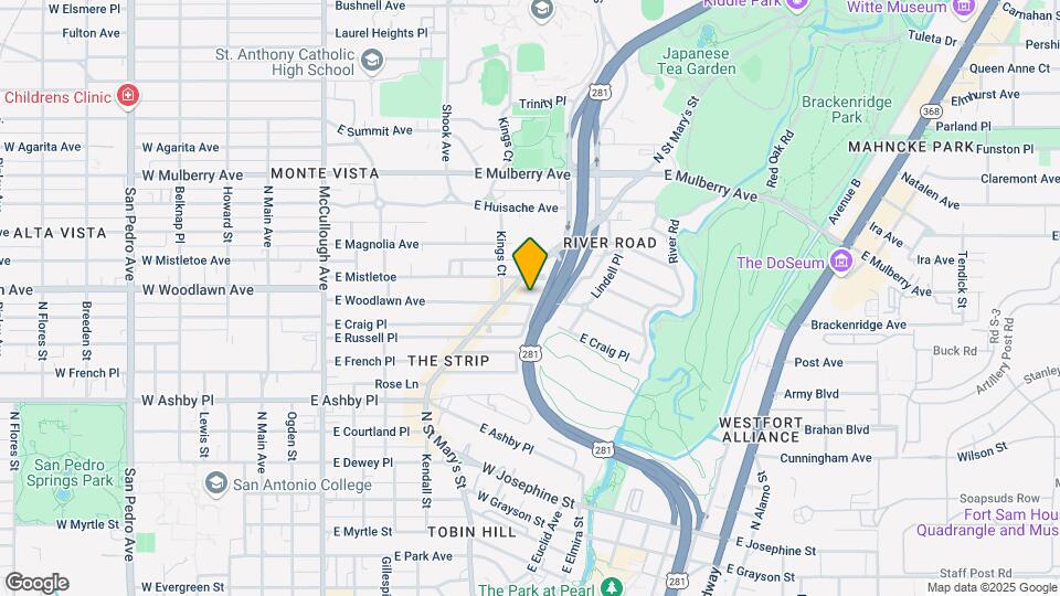 625 E Woodlawn Ave Map and Location Details