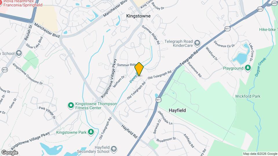 5870 Wescott Hills Way Map and Location Details