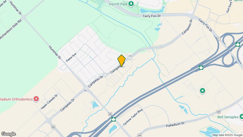 1021 Creekway Private Map and Location Details