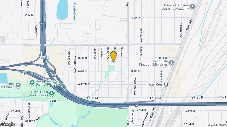 16832 Bulger Ave Map and Location Details