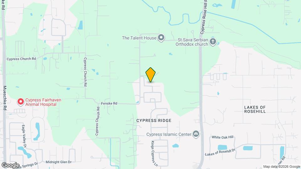 18206 Valebluff Ln Mapa y Detalles de la Ubicación