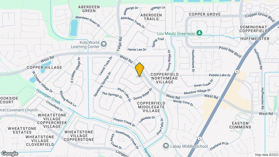 15803 Locust Grove Dr Map and Location Details