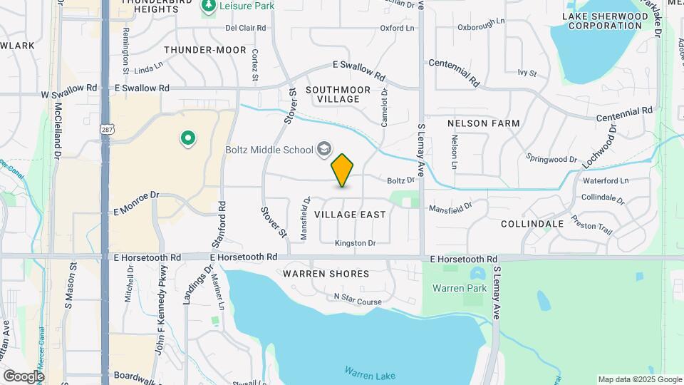 818 Mansfield Dr Map and Location Details