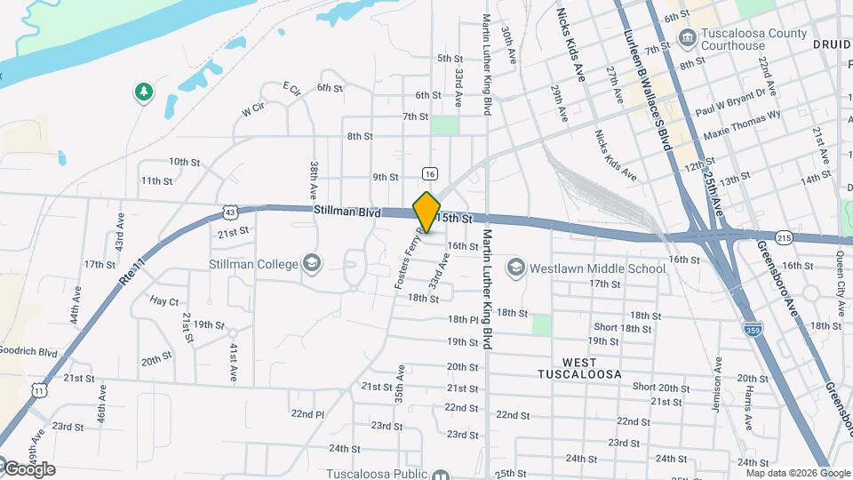 3316 16th St Map and Location Details