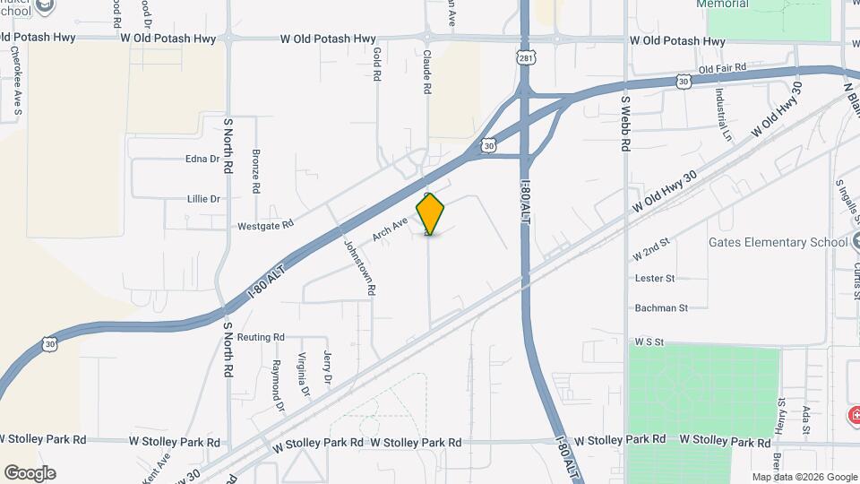 1003 Claude Rd Map and Location Details