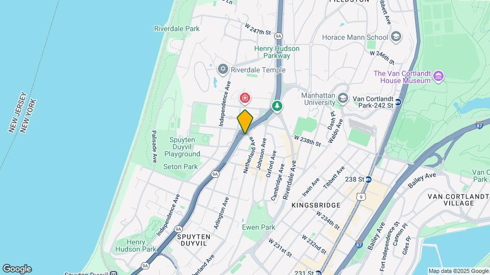 3616 Henry Hudson Pkwy Map and Location Details