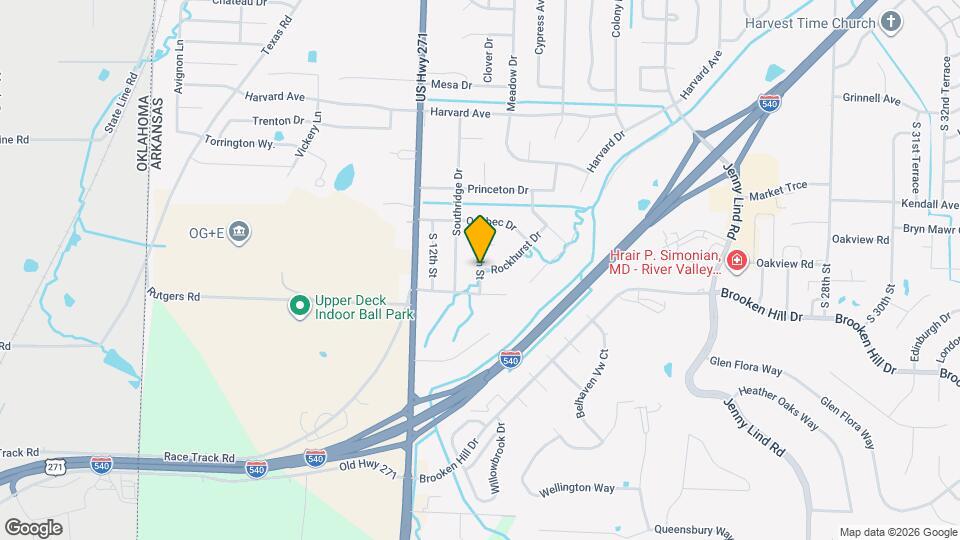 S. S 15th St Map and Location Details