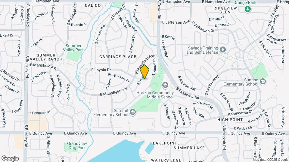18226 E Nassau Dr Mapa y Detalles de la Ubicación