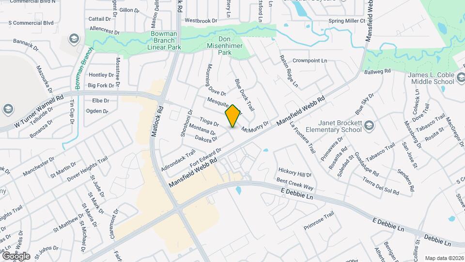 347 Tioga Dr Mapa y Detalles de la Ubicación