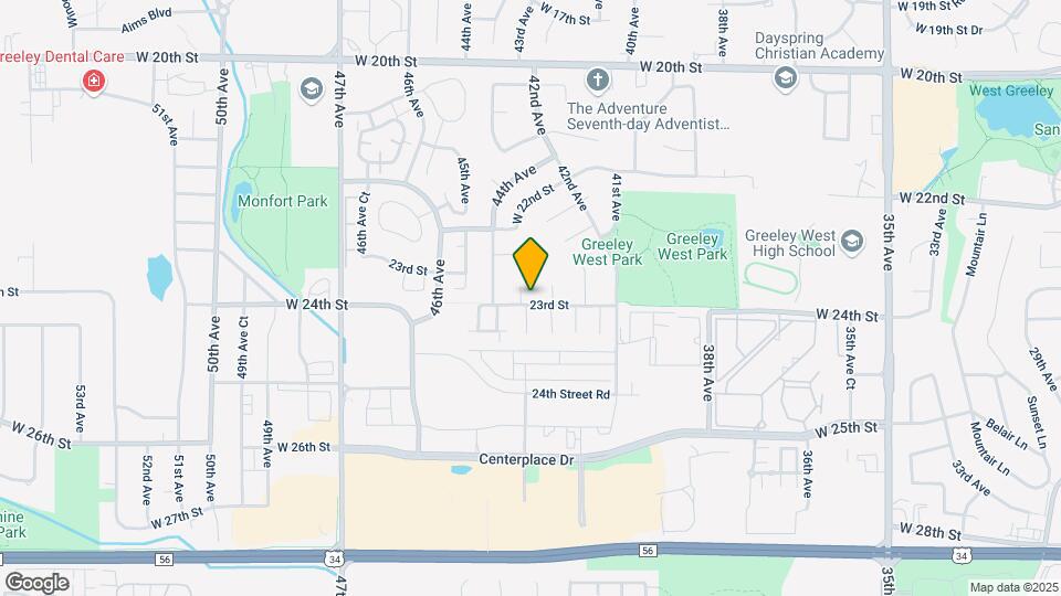 2320 43rd Ave Ct Map and Location Details
