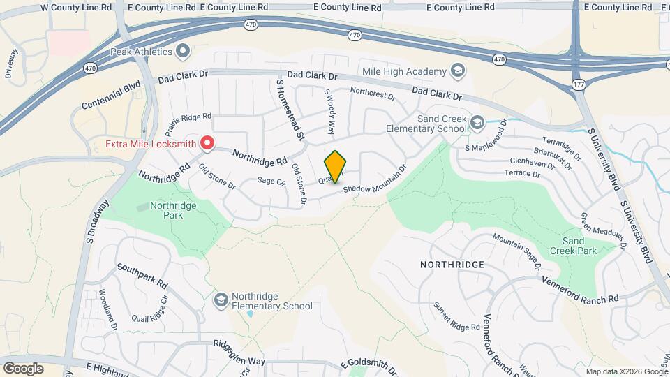 953 Shadow Mountain Dr Map and Location Details